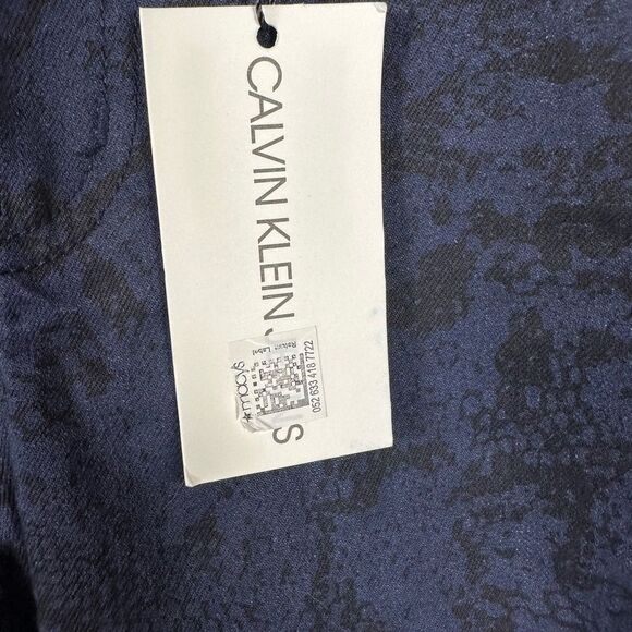 NWT Calvin Klein Women’s Blue Snakeskin Print High Rise Skinny Denim Jeans 27 - Picture 6 of 11